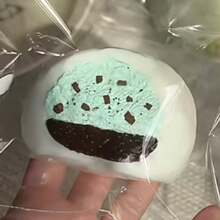 双色麻糬慢回弹硅胶减压玩具，逼真分层甜点质感，柔软高回弹触感，学生解压玩具，上班族放松礼物，桌面装饰摆件，创意搞怪礼物 - 彩色 - 查看 21