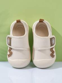 Baby Walking Shoes Spring Autumn Unisex Toddler Shoes Infant Simple Fashion Style Anti-Slip Breathable Shoes, Fashionable Versatile - Beige - View 5