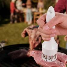 Professional Meat Tenderizer Stainless Steel Needle Cooking Hammer Kitchen Tool - White - View 4