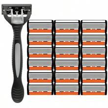 6-Layer Razor, Specially Designed For The Ultimate Shaving Experience. Features Replaceable Heads, A Non-Slip Handle, And Progressively Layered Blades That Reach Deep Into Hair Follicles For Precise Hair Removal. Leaves Skin & Smooth, Face Razor - Multicolor - View 10