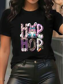 Women T-Shirts - Black - View 1