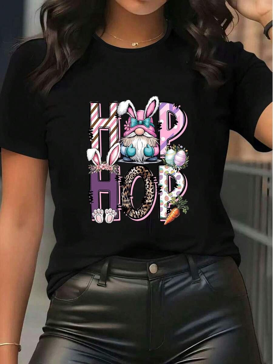 Women T-Shirts - Black - View 1