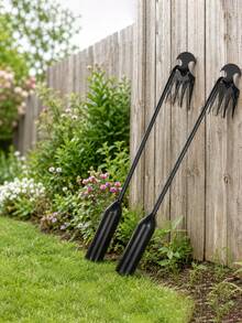 2pcs/1pc/This Weeding Tool Features A Clever Angled Design For Easy Weeding And Deep Digging; Its Sharp V-Shaped Blade Can Cut Deep Into Roots, Making It Perfect For Lawn Care And Vegetable Garden Weeding. - Multicolor - View 4