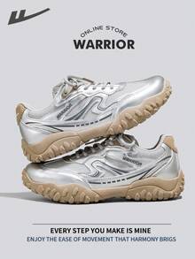 Warrior Women's Sports ShoesSpring And SummerComfortable Modest Style Casual Yet Sleek Sneakers Applicable Throughout The Year Wear-Resisting All-Day Wear Training Sneakers Running Shoes - Silver Gray - View 8