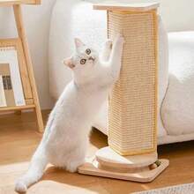 Alfombrilla rascadora para gatos de sisal natural, protege la alfombra y el sofá, alfombrilla rascadora para gatos de cuerda de sisal de alta calidad - súper duradera, resistente a arañazos, libre de suciedad, perfecta para el ejercicio, la relajación y el entretenimiento de las mascotas - 30*60 cm - Ver 13