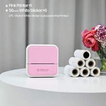 ORICO Portable Thermal Pocket Printer, 2 Inch Mini Sticker Printer, Study Notes Photo Printer, Can Be Used For Sticker Label Printing, Suitable For Diary/Journal/Travel/Notes/List/Memo And Other Uses, An Essential Little Helper For Life - Multicolor - View 14