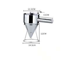 Stainless Steel Pancake Batter Dispenser - Donut Batter Dispenser With Stand, Anti-Leak Nozzle And Squeeze Handle, Precise Control For Pancakes, Waffles, Cupcakes And Baked Goods - Multicolor - View 11