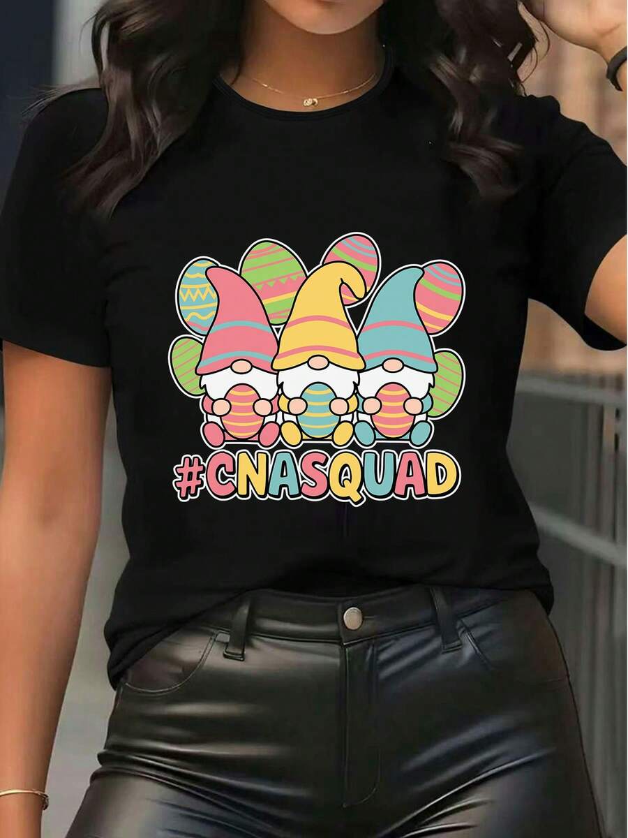 Women T-Shirts - Black - View 1