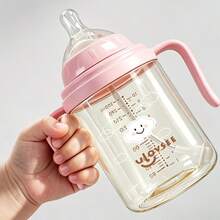 300ml 雲朵印花 PPSU 嬰兒餵奶瓶套裝，附加重吸管與手把，3合1可用於奶瓶、吸管杯與飲水嘴，滿足不同階段嬰兒需求，完美禮物讓餵食更輕鬆 - 彩色 - 查看 10