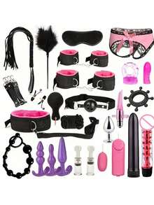 BDSM 情侶束縛套裝 成人情趣用品 手銬 肛塞 情趣遊戲 SM 成人情趣用品 - 套裝 - 查看 9