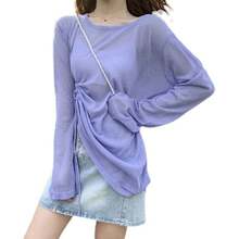 Women Lightweight Cardigans - Purple - View 6