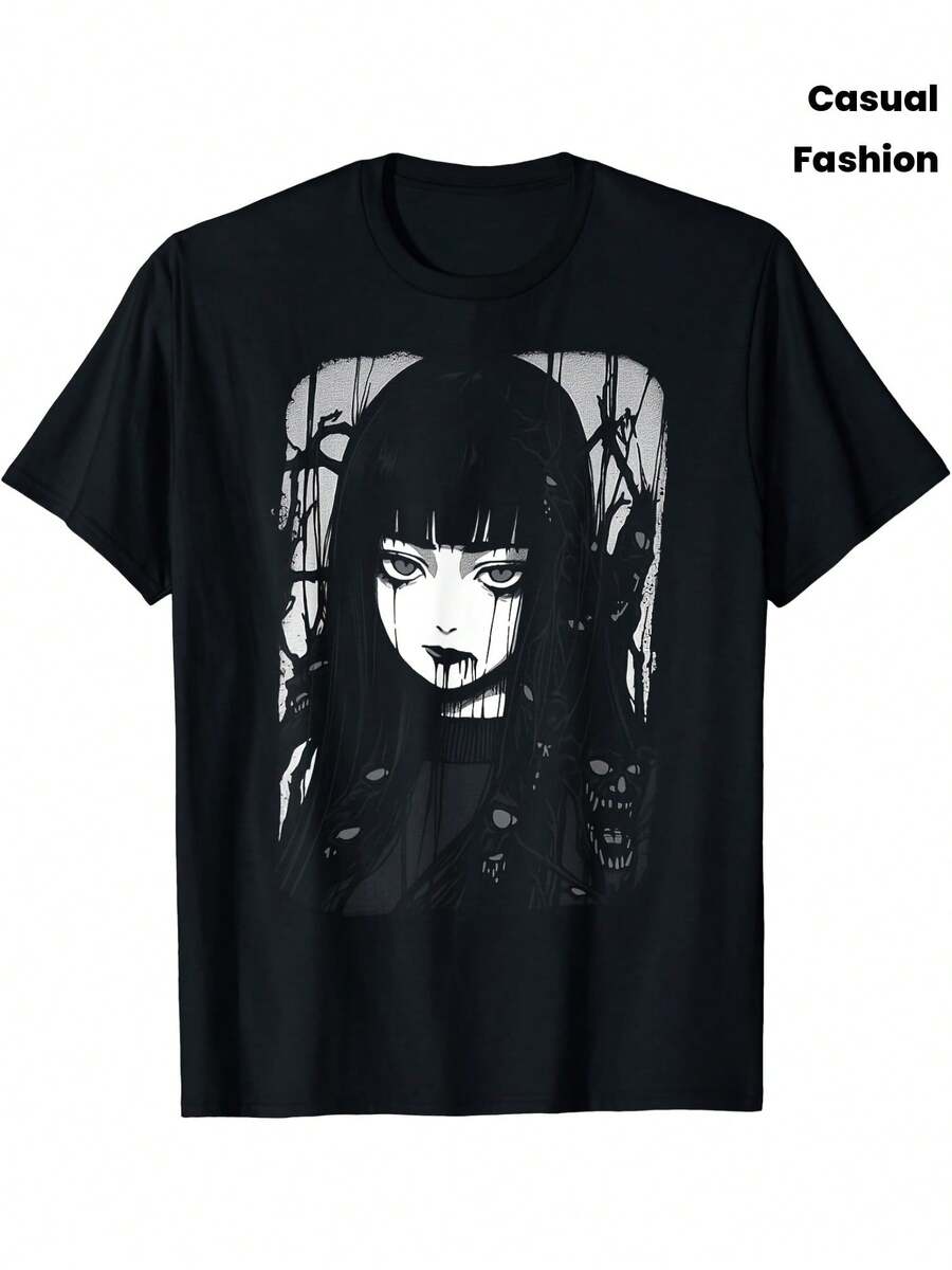 Men Outdoor Tees & Tanks - Black - View 1