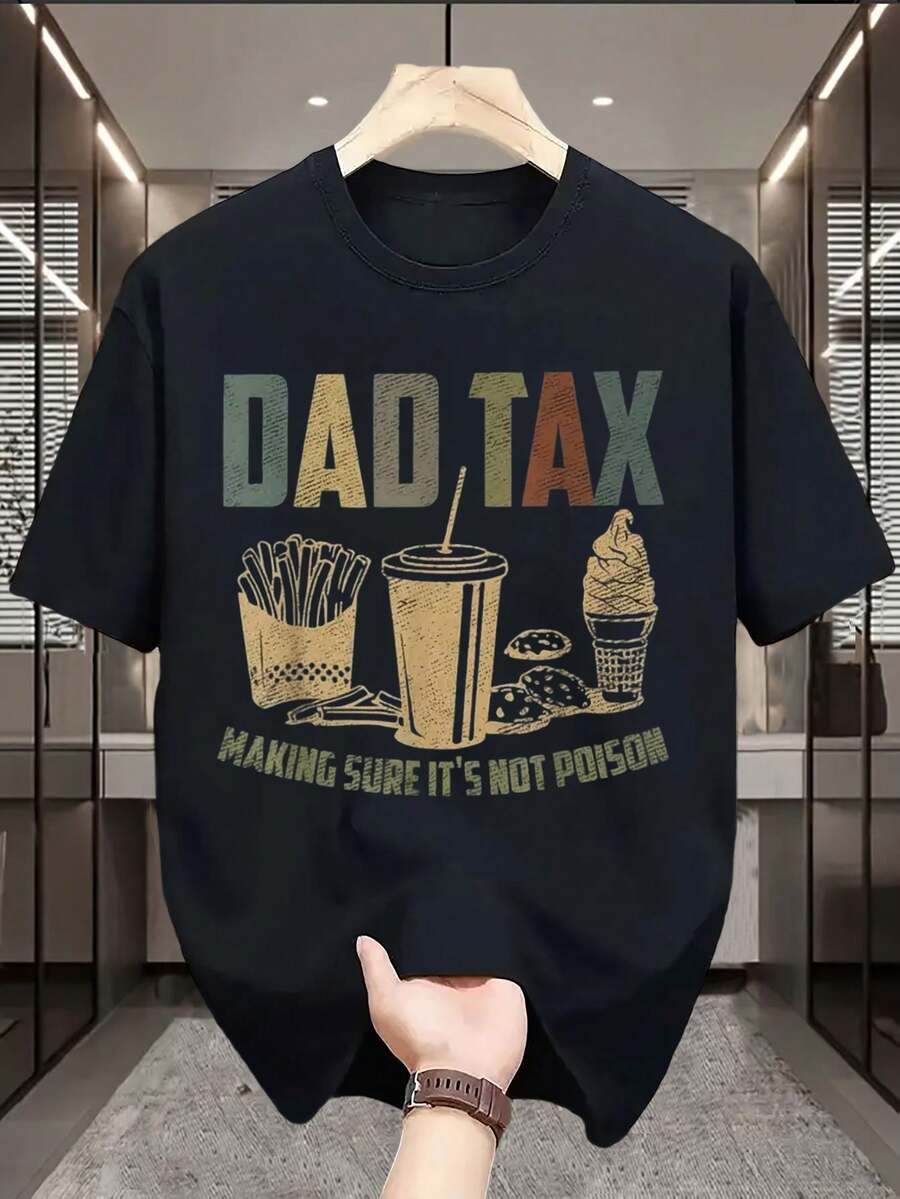 Men's Fashion T-Shirt - Black - View 1