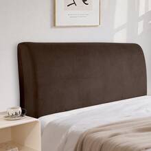 YSTYLE Copritestiera per letto, copritestiera antipolvere ed elasticizzato, copritestiera universale ispessito, più morbido, elastico, lavabile, per decorare la camera da letto. - Caffè scuro - Visualizzare 1