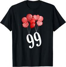 99 Balloons T-Shirt - Negro - Ver 1