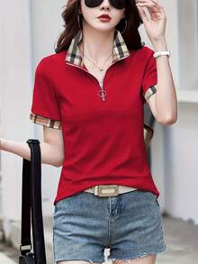 Fashionable Casual Top For Women - 白色的 - 查看 7