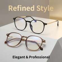 1 Stück Herren Damen Lässig Retro Quadratische Brille ohne Sehstärke geeignet für tägliche Ausflüge Dekoration Straßenfotografie - Mokka-Braun - Übersicht 12