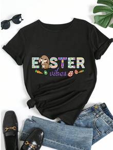 Women T-Shirts - Black - View 5