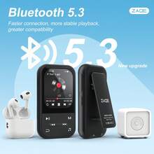 64GB 夾式 MP3 播放器，搭載藍牙 5.3、FM 收音機、錄音功能、支援電子書閱讀，適合跑步與健身的便攜式音樂播放器，可擴充至 512GB，附耳機 - 查看 7