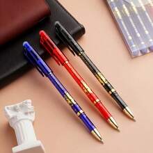 Juego de 22 bolígrafos de gel borrables azules, con borrador incorporado, diseño de agarre suave y secado rápido, bolígrafos de punta de bola, perfectos para tomar notas y escribir, suministros ideales para oficina y escuela, regalo de cumpleaños, Navidad, Halloween, Día de San Valentín, Año Nuevo, amigo y Pascua! - Juego de 22 piezas - Ver 4