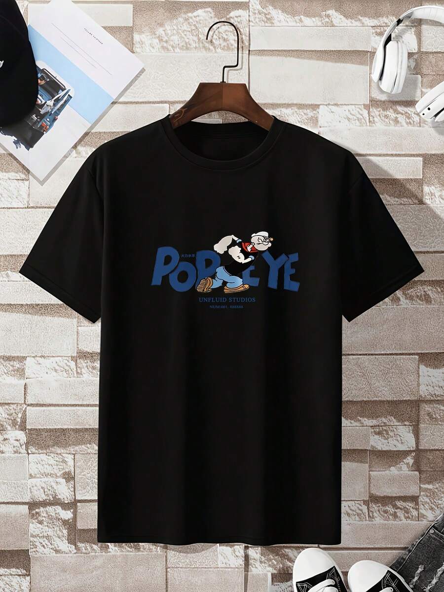 Men T-Shirts - Black - View 1