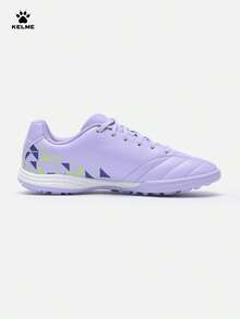 KELME Men's Football Shoes Sports Training TF Turf Cleats Anti-Slip Professional Match Shoes - Purple - View 2