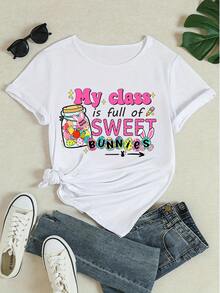 Women T-Shirts - White - View 4