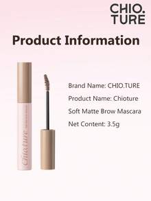 CHIOTURE Waterproof, Sweat-Resistant, Long-Lasting, Soft Matte Eyebrow Tint, Suitable For Light Eyebrows, Provides Natural Fluffy Brow Shape, Ideal For Makeup Beginners, Available In Golden Brown And Pink Brown - 01 Natural Brown - View 9