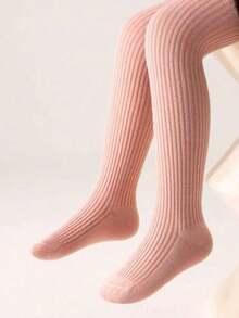 3pcs/Pack Girls Thermal Tights, Soft & Comfortable Thermal Lined Leggings, Suitable For Autumn/Winter Daily Wear, Back To School, Travel, Holidays, Random Color - Multicolor - View 4