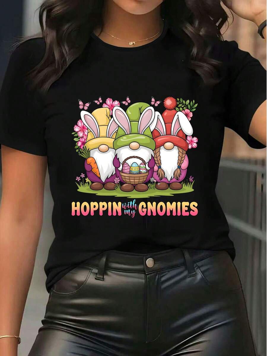Women T-Shirts - Black - View 1