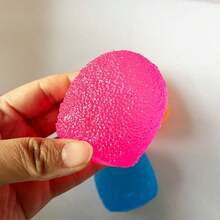 1pc/Random - Bestselling Stress Ball, Candy Texture Cube, Slow Rebound Squeeze Candy Toy, Suitable Teens And Adults, Hard-Like Squeeze Ball, Sensory Stimulation, Stress Relief, Birthday, Party, Holiday! - 粉色 - 查看 12