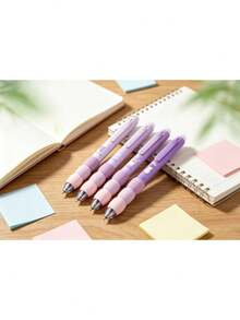 1/2/4/8pcs Erasable Gel Pens (0.5mm), Blue/Black Optional, With ST Press Function And Erasable Cap, Suitable For Daily Writing, Office, Notes, Exams, Learning Rewards And Back To School Gifts - Back To School Essential - A - View 7