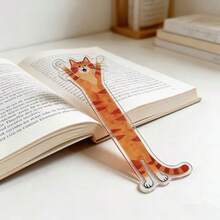 1PC Cat-Shaped Bookmark With Kitten - High-Transparency Acrylic Page Marker Suitable For Book Lovers, Cat-Themed Gift For Readers, Bookmark For Books, Journals, Planners - Multicolor - View 6