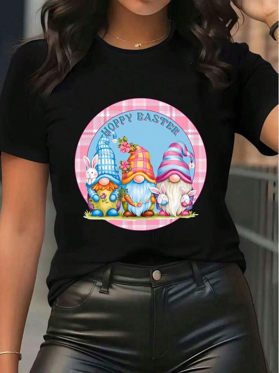 Women T-Shirts - Black - View 1