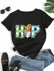 Women T-Shirts - Black - View 5