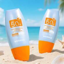 SPF50+ PA++++ 防曬乳液：15小時長效防紫外線、輕盈不油膩、防水適用於臉部與身體，適合海灘、戶外運動及日常使用，淨重：50g - 藍色 - 查看 7