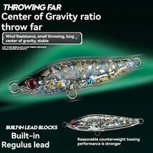 Resin Fish Pencil Lure, Artificial Bait, Cmg Hard Bait, Laser Reflective Lead Weighted Fishing Lure - Default - View 4