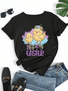 Women T-Shirts - Black - View 5