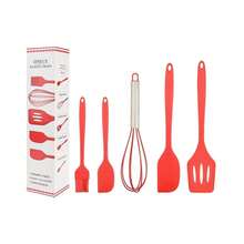 5pcs Silicone Spatula & Spoon Set, Silicone Cooking Utensils, Heat Resistant 600°F Non-Stick Silicone Spatulas & Spoons, Suitable For Cooking & Baking - Multicolor - View 16