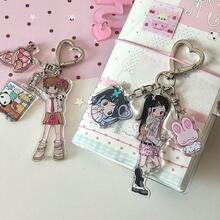 Phone Charm Hanging Chain Acrylic Design Keychain 2026 New Style Phone Chain Decorative Pendant - Multicolor - View 2