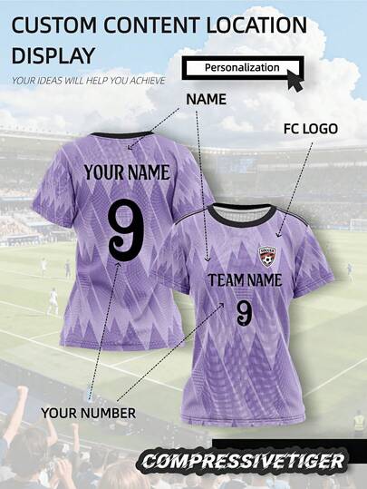 Custom Women's Royal Madeira Purple Soccer Jersey: Can Be Printed With Your Team Logo, Player Name And Unique Details To Create A Personalized Style. Suitable For Casual/Daily Wear, As Well As Soccer, Basketball And Volleyball Matches. Made Of Durable Material. Summer , Sports, Blokette Core