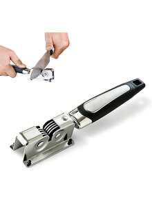 Professional Kitchen Knife Sharpener, Containing Tungsten, Diamond And Ceramic Sharpening Stones, Suitable For All Knife Types Including Knives, Scissors And Garden Shears - Multicolor - View 13