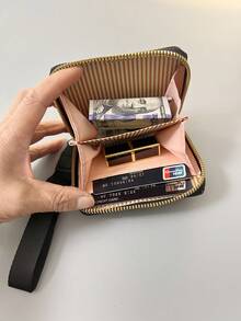 Best-Selling Bohemian Style Card Holder With Money Tree, Eye, Peacock, And Leaf Patterns, Large Capacity Multi-Functional Card Organizer, Creative Gift Ideal For Besties And Yourself - Multicolor - View 8