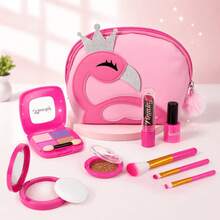 Girls Pretend Makeup Set, Princess Dress-Up Makeup Toy Set With Handbag, Wallet, Phone, Ideal Birthday Holiday Party Gift - Multicolor - View 10