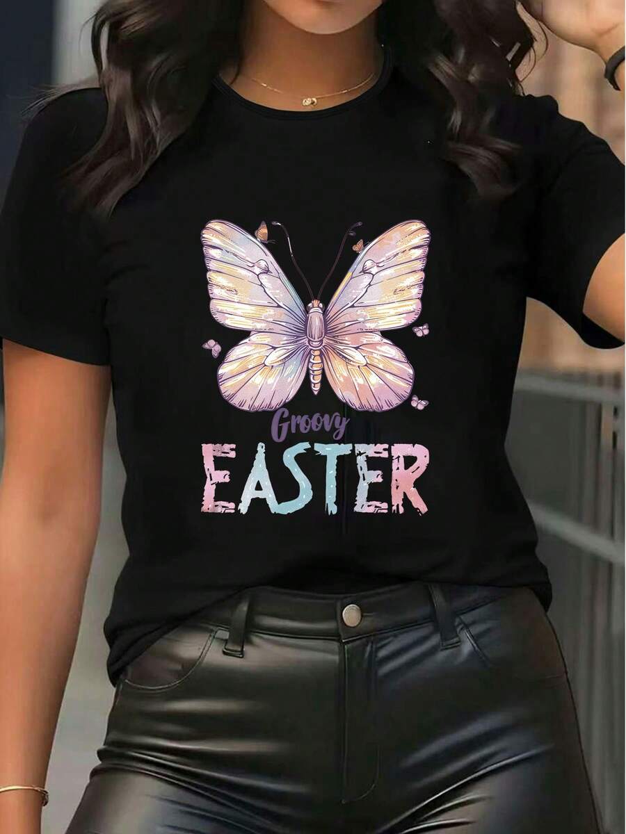 Women T-Shirts - Black - View 1