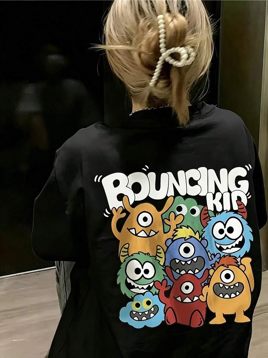 Women T-Shirts - Black - View 1