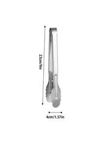 1/3pcs 9"/11"/13" Stainless Steel Food Tongs Kitchen Tongs BBQ Steak Tongs Bread Cake Food Tongs Multi-Functional Korean BBQ Tongs - Silver - View 8