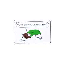 Frog Meme Enamel Brooch Pin Fashion Decorative Brooches Ornaments Lapel Bag Badges Jewelry Gifts - Multicolor - View 4