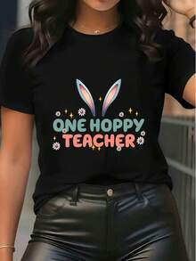 Women T-Shirts - Black - View 1