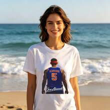 Jose Alvarado New York T Shirt Graphic Tee - 白色 - 查看 2
